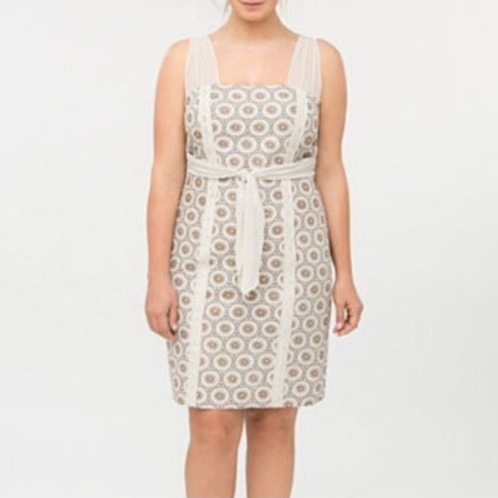 Isabel Toledo Lane Bryant Linen Sheath Dress 16